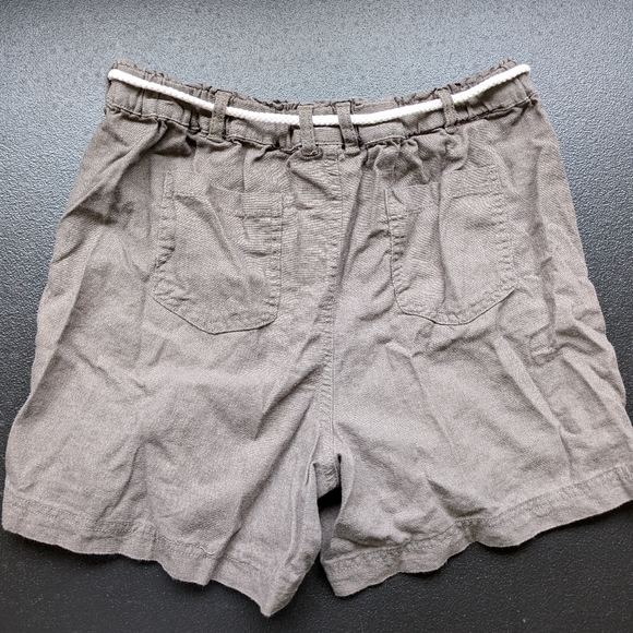 Alexander Jordan Short Green Pull On Drawstring Belt Mid Rise Coastal Medium - Picture 2 of 9